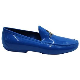 Mocassini Vivienne Westwood Orb in gomma blu Blu