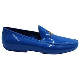 Vivienne Westwood-Vivienne Westwood Orb Loafers in Blue Rubber-Blue