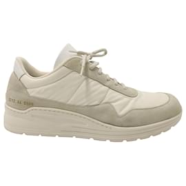 Autre Marque-Common Projects Cross Low-Top Sneakers in White Nylon-White