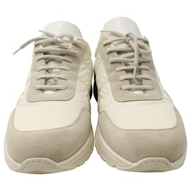 Autre Marque-Common Projects Cross Low-Top Sneakers in White Nylon-White