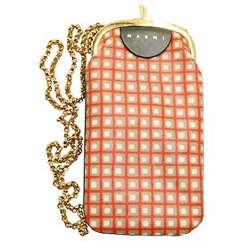 Marni Frame iPhone Case Crossbody Bag in Multicolor Leather Multiple colors