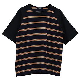 Comme Des Garcons Camiseta de algodón multicolor de rayas Comme Des Garçons Homme Multicolor