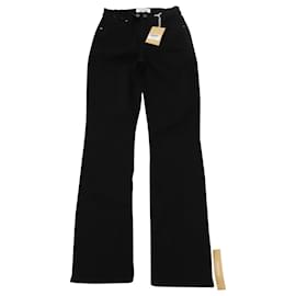 Reformation-Reformation Donna High Rise Boot Cut Jeans in Black Denim-Black