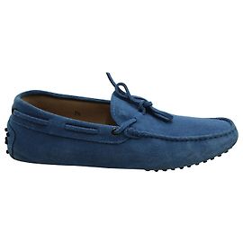 Tod's Mocassino Tods Gommino in camoscio blu Blu