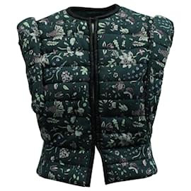 Isabel Marant-Isabel Marant Adiena Padded Gilet in Floral Print Cotton-Other