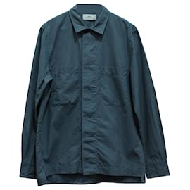 Autre Marque-Mr. P Work Jacket in Blue Cotton-Blue