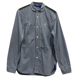 Junya Watanabe-Junya Watanabe Comme Des Garçons Check Print Button Down Shirt in Multicolor Cotton -Multiple colors