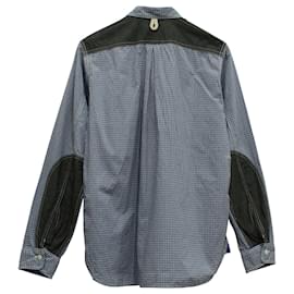 Junya Watanabe-Junya Watanabe Comme Des Garçons Check Print Button Down Shirt in Multicolor Cotton -Multiple colors