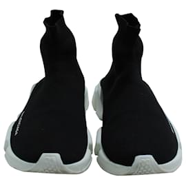 Balenciaga-Balenciaga Speed Sneakers in Black Polyamide-Black