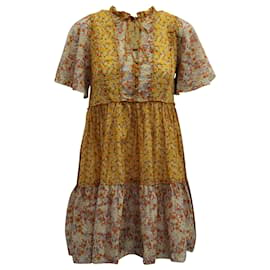 Maje-Maje Floral Cotton one piece dress size 34-Other