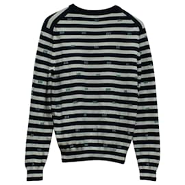 Kenzo-Kenzo Gestreiftes Oui-Sweatshirt aus mehrfarbiger Baumwolle-Andere