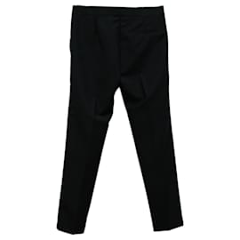 Autre Marque-Pantalones de pernera recta en lana negra de Acne Studios-Negro