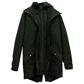 Zadig & Voltaire Giacca Militare Zadig e Voltaire in Cotone Verde Verde Cachi