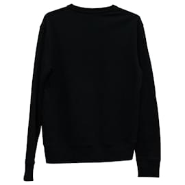 Autre Marque-Acne Studios Faise Crewneck Sweater in Black Cotton-Black