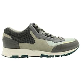 Lanvin-Sneakers Texture Lanvin in Pelle Scamosciata Multicolor-Altro,Stampa python