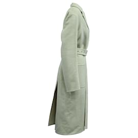 Céline-Celine Belted Coat in Beige Cashmere-Beige