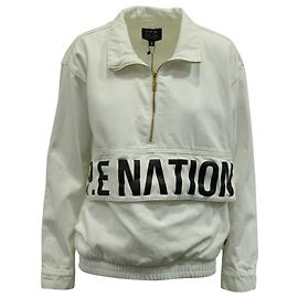 Autre Marque P.Nation E 1967 Pull à enfiler en denim blanc Blanc