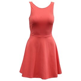 Kate Spade Robe en ponte ajustée et évasée dans le dos en viscose rose Rose