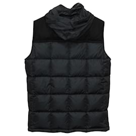 Moncler-Moncler Dupres Quilted Puffer Vest in Black Polyester-Black