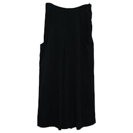 The row-The Row Wide Pants in Navy Blue Viscose-Black