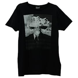 Saint Laurent-Saint Laurent Bombhead Print T-Shirt in Black Print Cotton-Other