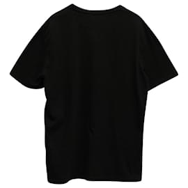 Valentino-T-shirt con stampa VLTN di Valentino in cotone nero-Nero