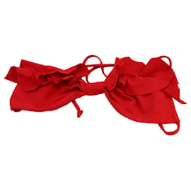 Autre Marque-Top bikini Marysia Zuma in nylon rosso-Rosso