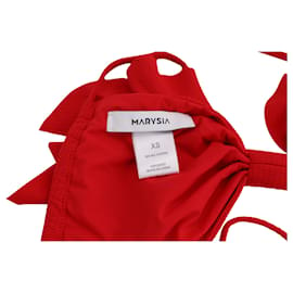 Autre Marque-Top de biquíni Marysia Zuma em nylon vermelho-Vermelho