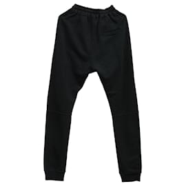 Haider Ackermann-Haider Ackermann Bestickte Loungehose aus schwarzer Baumwolle-Schwarz