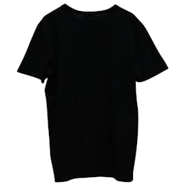 Dior-Dior Homme T-Shirt mit Bienenstickerei aus schwarzer Baumwolle-Schwarz