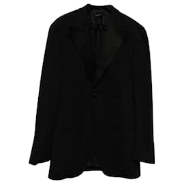 Giorgio Armani-Giorgio Armani Soho Tuxedo in Black Wool-Black