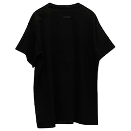 Fear of God-Fear Of God FG T-Shirt in Black Cotton-Black