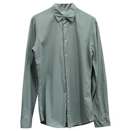 Maison Martin Margiela-Camisa de algodón gris con botones de Maison Martin Margiela-Gris