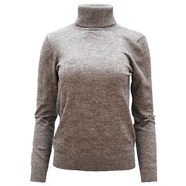 Calvin Klein Rollkragenpullover aus grauem Viskose Grau