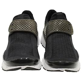 Nike-Baskets Nike Sock Dart en nylon noir et platine pur-Noir