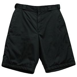 Prada Bermudashorts aus schwarzem Nylon Schwarz
