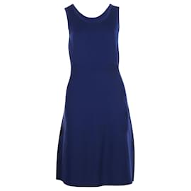 princess polly baby blue dress Navy Blue Strapless Satin Prom Dress with High Slit main image 0