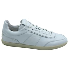 Tod's-Tods's Tabs Sneakers in White Leather-White