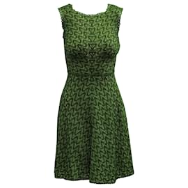 Missoni-Missoni Knit Mini Dress in Green Rayon-Green