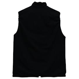 Theory-Theory Reversible Puffer Vest in Black Polyester-Black