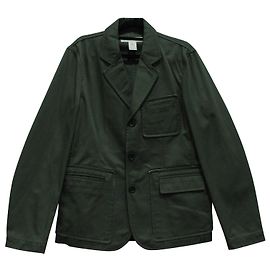 Comme des Garcons Jacke aus grüner Khaki-Baumwolle Grün Khaki