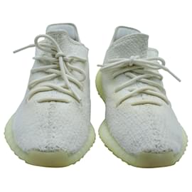 Yeezy-Yeezy Boost 350 V2 Sneakers in Triple White Synthetic-White