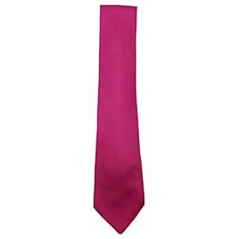 Hermès- Hermes Tie in Pink Silk-Pink