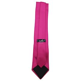 Hermès- Hermes Tie in Pink Silk-Pink