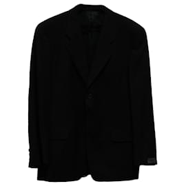 Kenzo-Kenzo Blazer and Pant Suit in Black Wool-Black