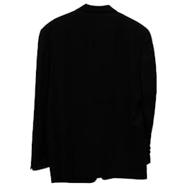 Kenzo-Kenzo Blazer and Pant Suit in Black Wool-Black