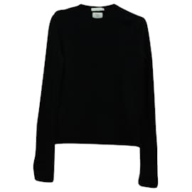 Bottega Veneta-Bottega Veneta Pre-Fall 2019 Crewneck Sweater in Black Cashmere-Black