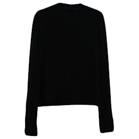 Bottega Veneta-Bottega Veneta Pre-Fall 2019 Crewneck Sweater in Black Cashmere-Black
