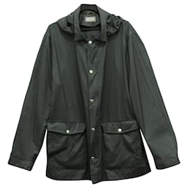 Brunello Cucinelli-Brunello Cucinelli Rain Jacket in Black Polyester-Black