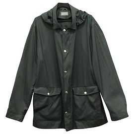 Brunello Cucinelli Regenjacke aus schwarzem Polyester Schwarz